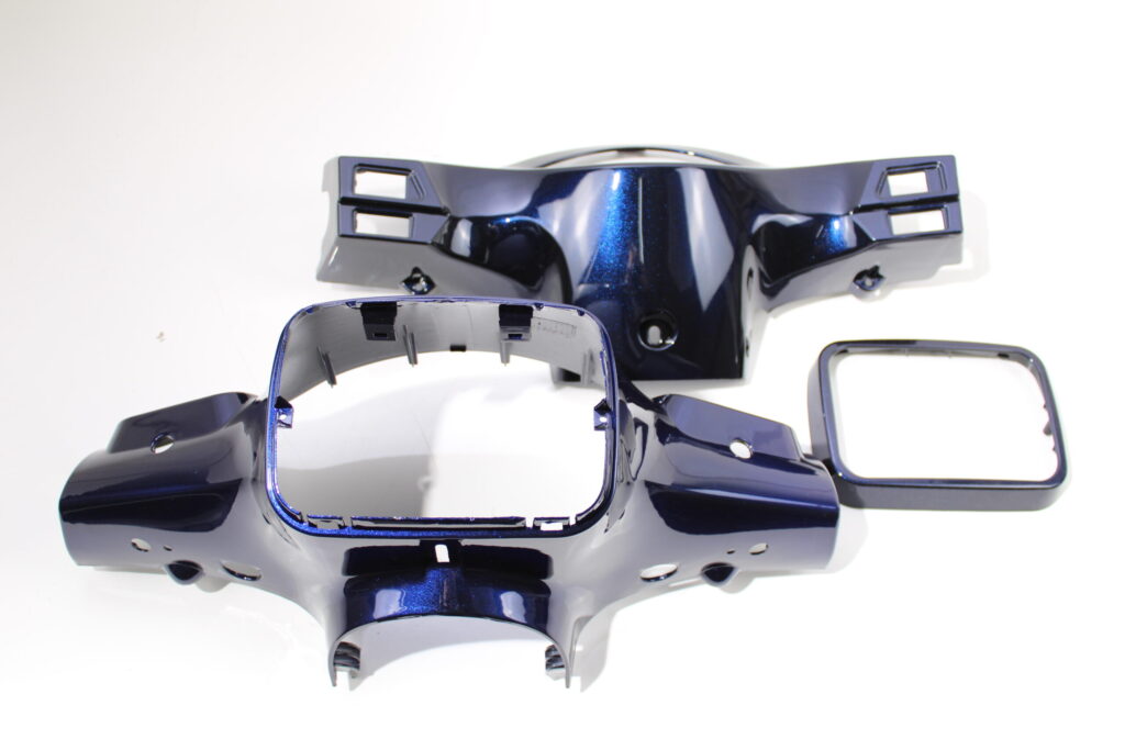 Stuurkappen set | donker blauw | Vespa look | AGM VX, Riva, La souris envoi