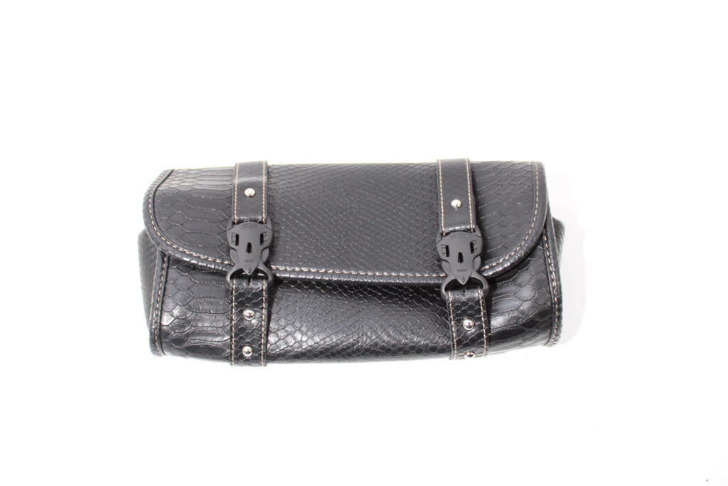 Universele motorfiets vorktas | voor/achter | (Nep) lederen tassen