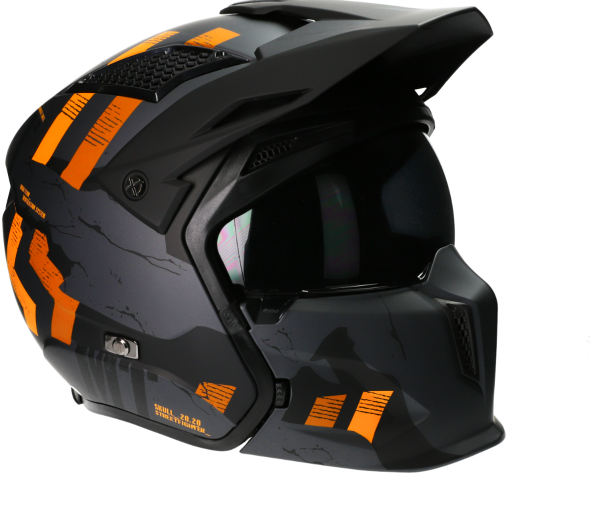 Helm MT Streetfighter Skull mat grijs