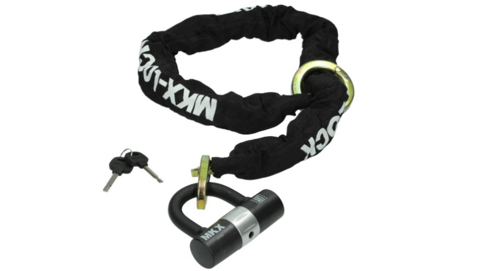 Kettingslot MKX U-Lock 120cm ART 4 met grote ring