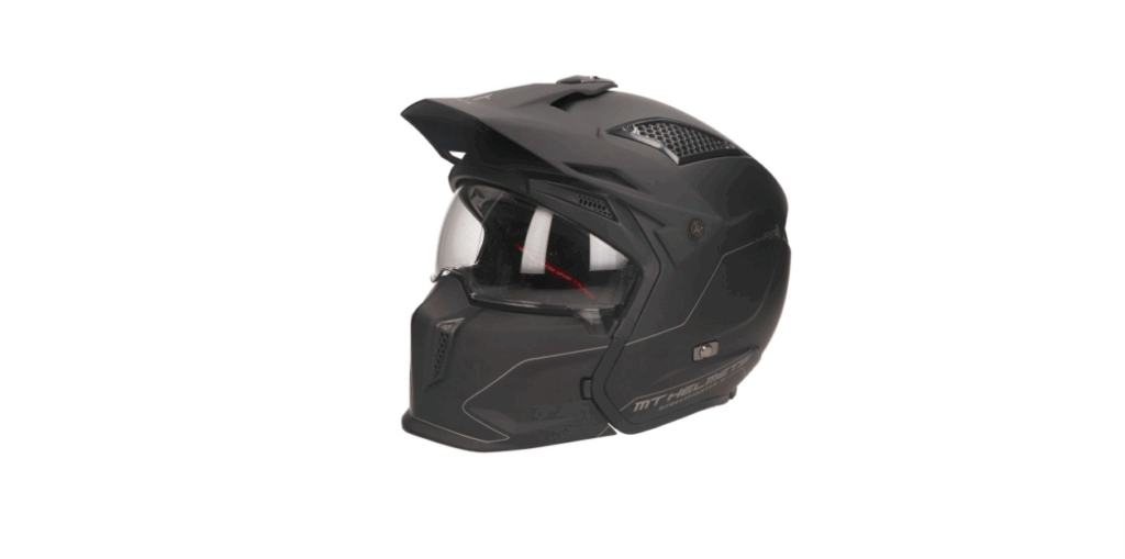 Helm MT Streetfighter mat zwart