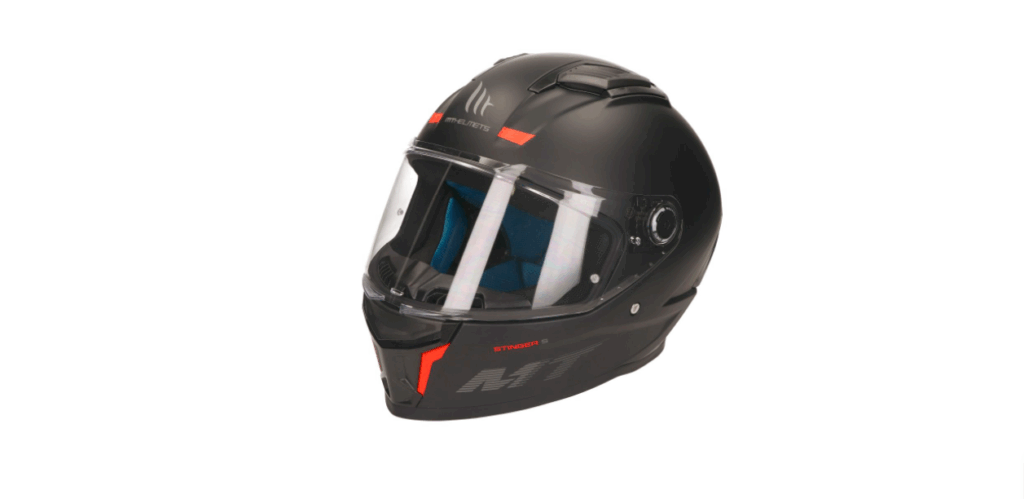Helm MT Stinger Solid glans zwart