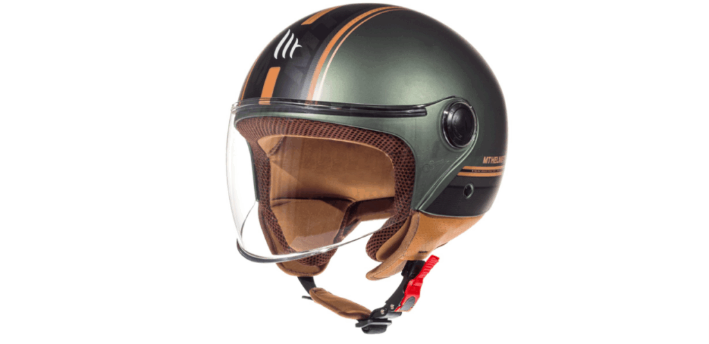 Jethelm MT Street Entire mat groen / bruin