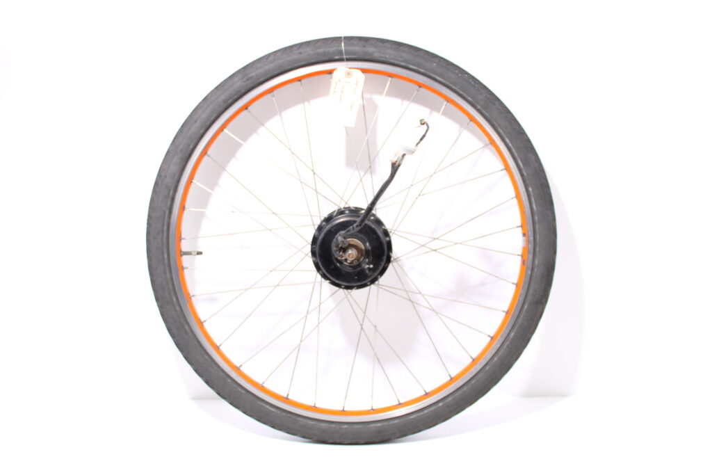 Voorwiel motor | 28 inch | Panasonic | Gazelle | oranje wielrand