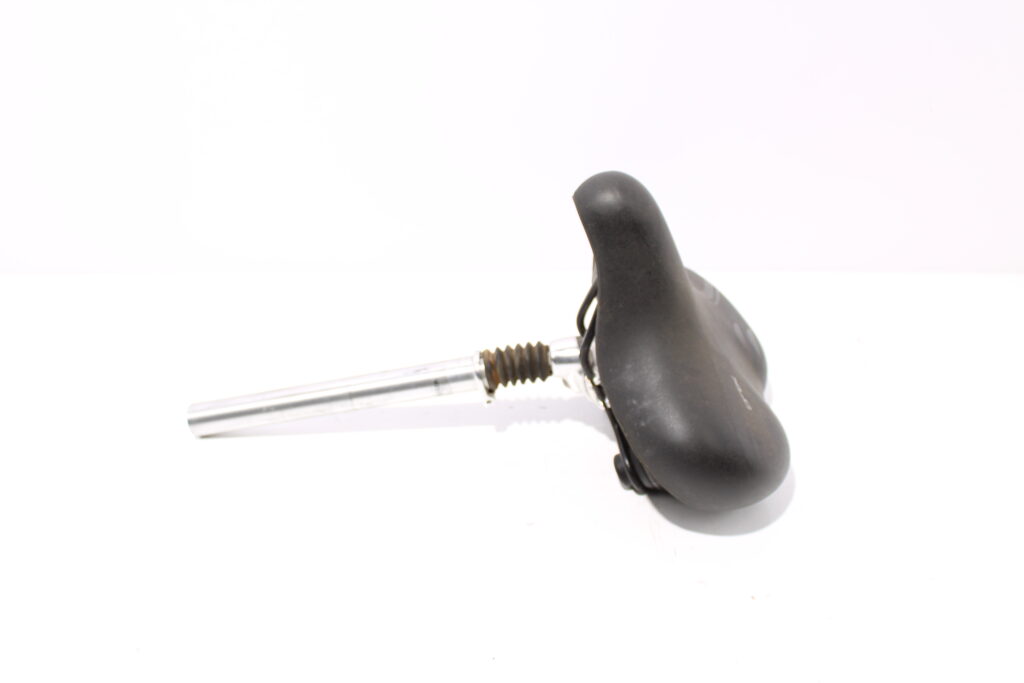 Zwart gel zadel | verende zadelpen 27,2mm