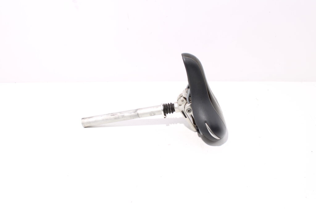 Zwart Gazelle Innergy zadel | 27,2mm verende zadelpen