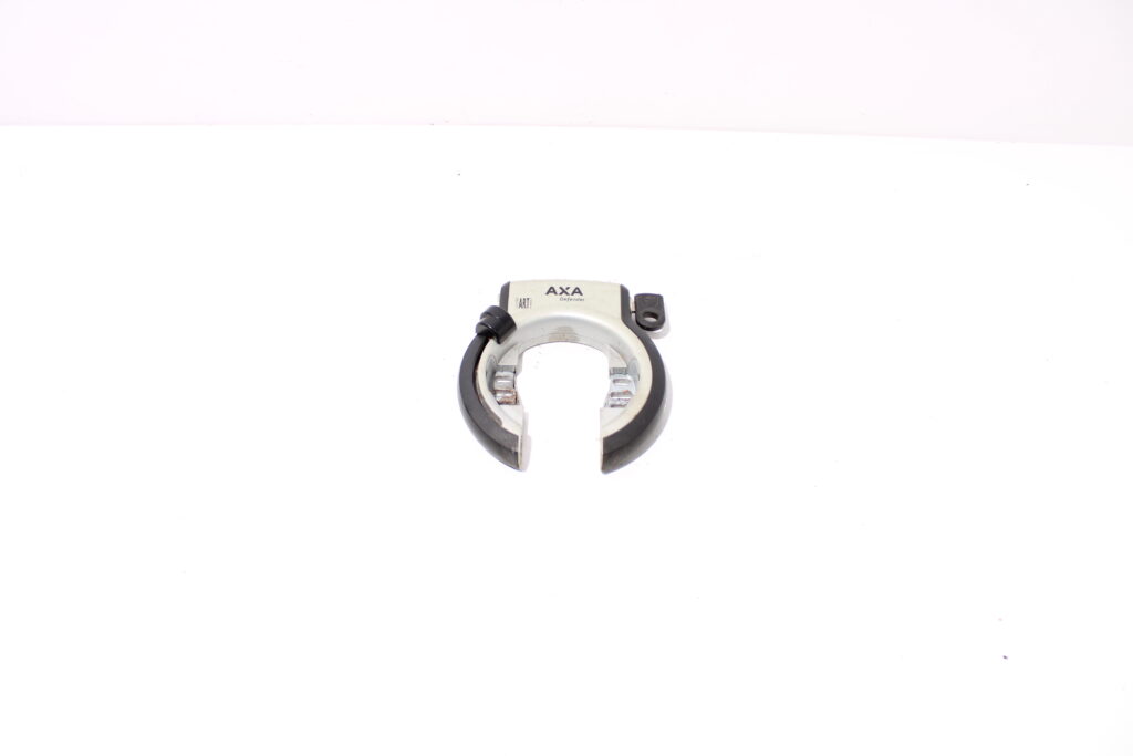 Ringslot | Axa | licht grijs / zwart | 1 sleutel