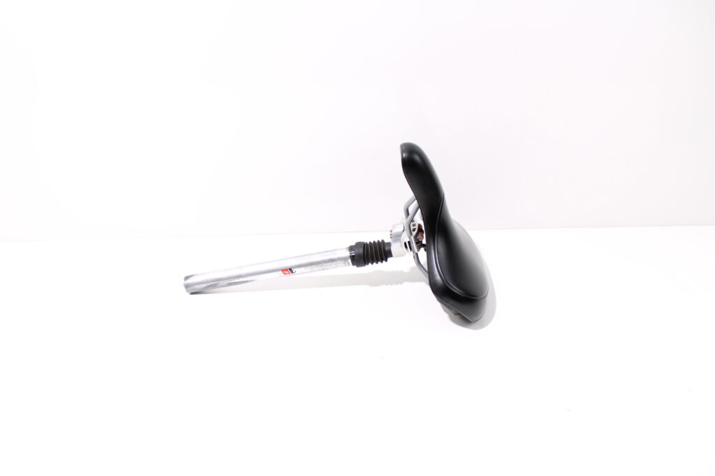 HZ zwart zadel | 27,2mm verende zadelpen